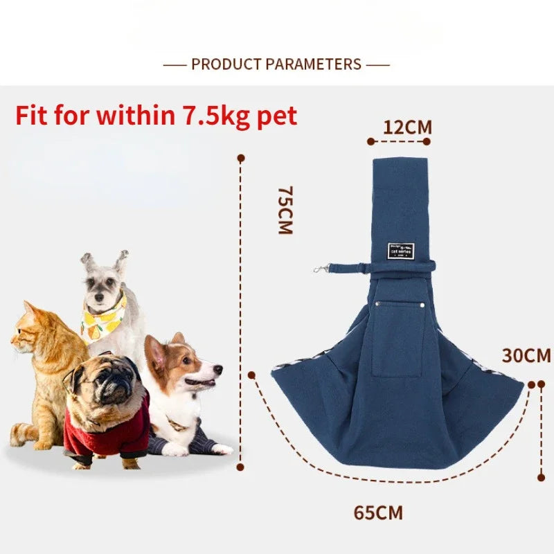 Sac confortable de portage pour chats et chiens-Idéal pour transporter votre animal en toute sécurité et confort