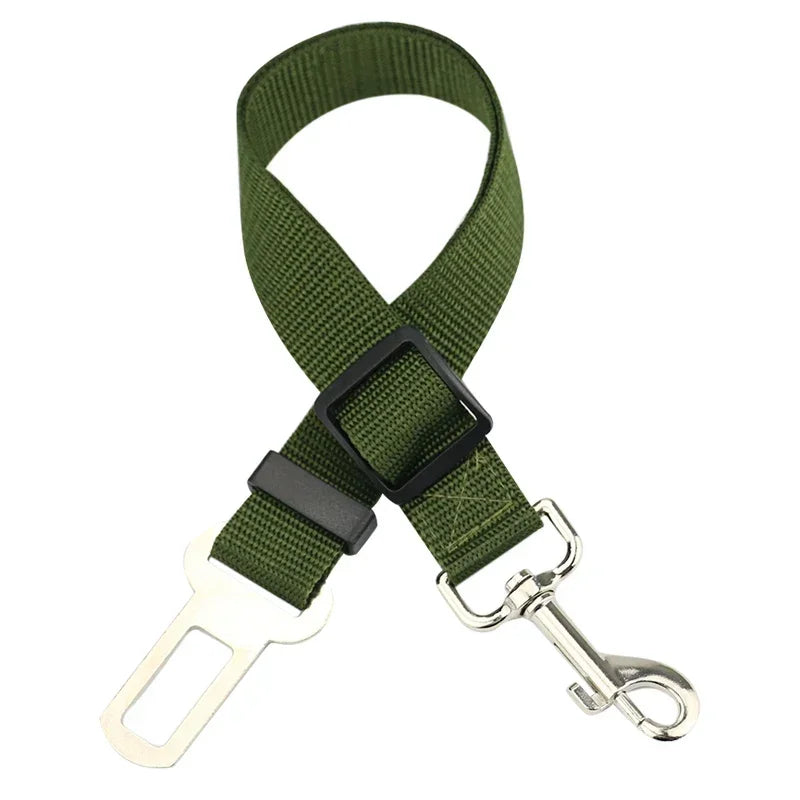 Ceinture de sécurité réglable pour chien et chat-Assurez la sécurité et le confort de votre animal en voiture avec cette ceinture réglable, robuste et facile à attacher