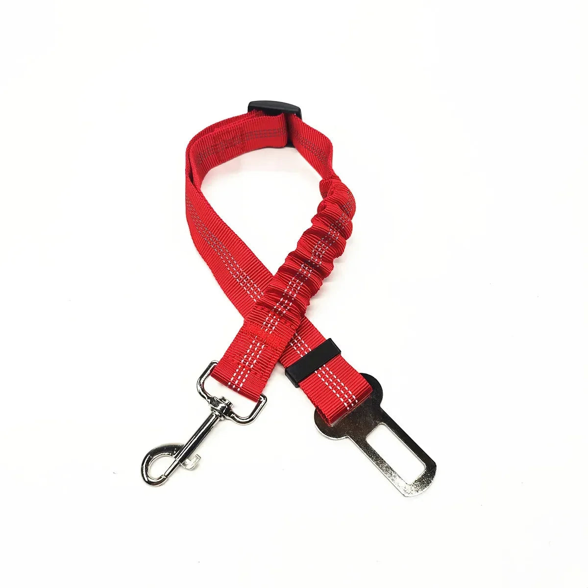 Ceinture de sécurité réglable pour chien et chat-Assurez la sécurité et le confort de votre animal en voiture avec cette ceinture réglable, robuste et facile à attacher