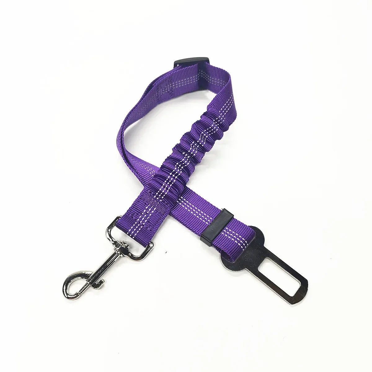 Ceinture de sécurité réglable pour chien et chat-Assurez la sécurité et le confort de votre animal en voiture avec cette ceinture réglable, robuste et facile à attacher