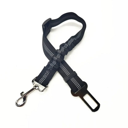 Ceinture de sécurité réglable pour chien et chat-Assurez la sécurité et le confort de votre animal en voiture avec cette ceinture réglable, robuste et facile à attacher