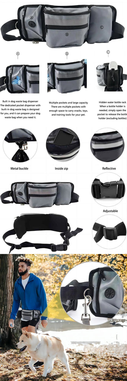 Ceinture Portable multifonctionnelle d'accompagnement-Idéal pour transporter vos essentiels lors des promenades, courses ou séances d'entraînement