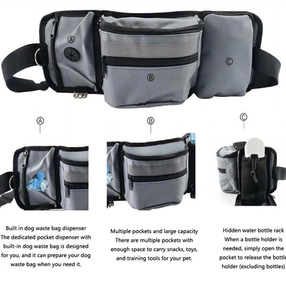 Ceinture Portable multifonctionnelle d'accompagnement-Idéal pour transporter vos essentiels lors des promenades, courses ou séances d'entraînement